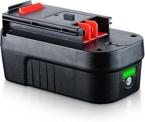 VANTTECH HPB18 2Pack 18V 4.0Ah Ni-Mh Replacement for Black and Decker Battery 18V Ni-Mh Compatible with HPB18-OPE 244760-00 FS18FL FSB18 A1718 Firestorm Cordless Power Tools. in Saudi Arabia