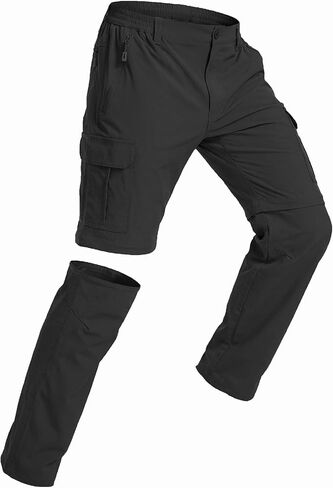 NATUVENIX Men's Convertible Hiking Pants Quick Dry Zip Off Cargo Lightweight Water Resistant Stretch Fishing Travel Outdoor in Saudi Arabia
