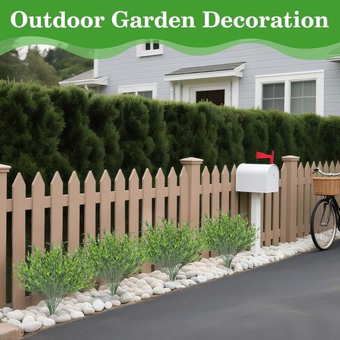 4PCS Small Fake Plants Decor Artificial Plants Indoor Artificial Greenery Stems Greenery for Centerpieces Wedding Decorations Home Decor Desk Plant for Dining Table Centerpiece Decor 13.3IN in Saudi Arabia