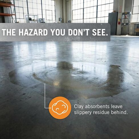 مسحوق ماص للتسربات الزيتية الجافة للتنظيف السائل | حبيبات الارضيات الجافة للخرسانة والكراجات | ممتص البترول والشحوم للانسكابات والقيء | ايكو امتصاص 1 كيس قدم مكعب in Kuwait