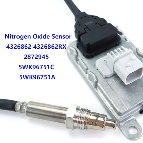 4326862 4326862RX 2872945 5WK96751C 5WK96751A مستشعر الأوكسجين النيتروجين مجسات أكاسيد النيتروجين متوافقة يناسب محرك الكمون اكسسوارات السيارات 24 فولت in Kuwait