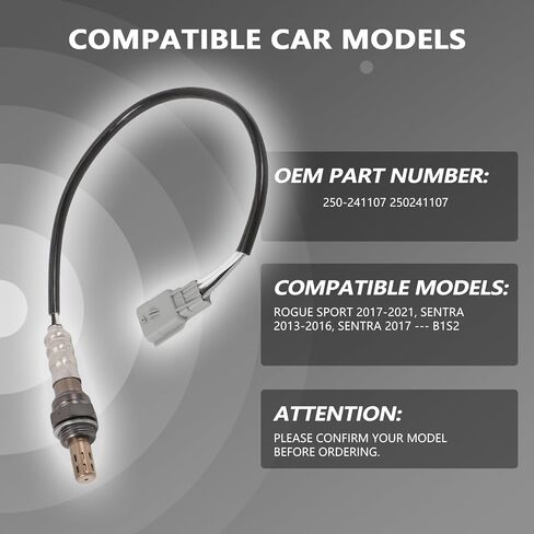 Downstream Oxygen Sensor Compatible with Sentra 2013-2017, Titan 2017-2019, Titan XD 2016-2019, Armada 2017-2019, NV2500 2018-2021, NV3500, Rogue Sport QX80, 2-PC Set in Kuwait