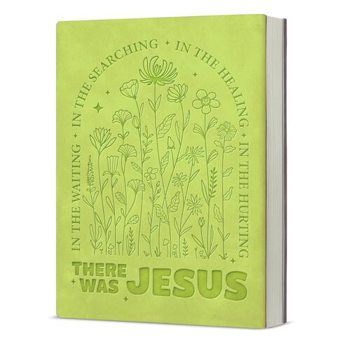 Christian Floral Notebook for Women Bible Verse There Was Jesus Journal Religious Christian Gifts for Coworker Friend-Green in Saudi Arabia