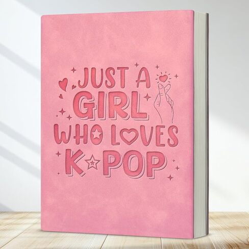 هدايا K-pop لدفتر الملاحظات للفتيات المراهقات، مجرد فتاة تحب مجلة K-pop، هدايا موسيقية للنساء والأصدقاء والأخت - أزرق in Saudi Arabia