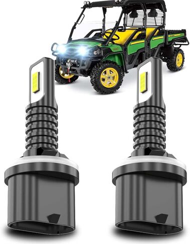 For Deere Gator XUV 625i, XUV 825i, 825M; 899 880 LED Lights Bulbs, 6000K Xenon White 880 Lamp Replacement for Cars, Trucks,Plug and Play Fog Lamps Replacement Bulbs for Cars, Pack of 2 in Kuwait