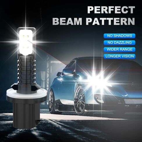 For Deere Gator XUV 625i, XUV 825i, 825M; 899 880 LED Lights Bulbs, 6000K Xenon White 880 Lamp Replacement for Cars, Trucks,Plug and Play Fog Lamps Replacement Bulbs for Cars, Pack of 2 in Kuwait