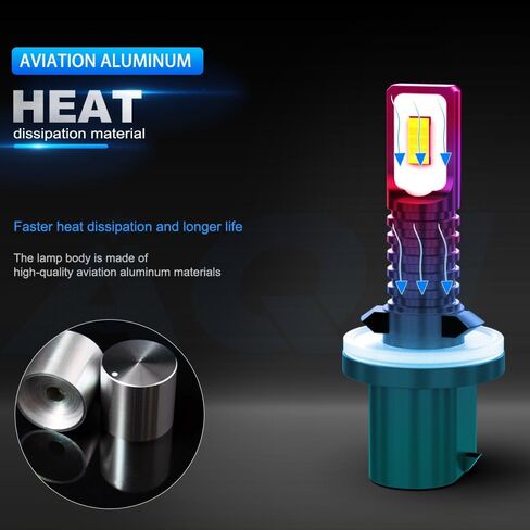 For Deere Gator XUV 625i, XUV 825i, 825M; 899 880 LED Lights Bulbs, 6000K Xenon White 880 Lamp Replacement for Cars, Trucks,Plug and Play Fog Lamps Replacement Bulbs for Cars, Pack of 2 in Kuwait