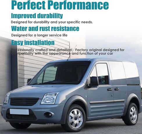 المصد الأمامي لسيارة Ford Transit Connect مع فتحات مصابيح الضباب 2010-2013، شريط الوجه المصد البلاستيكي يحل محل رقم OE رقم FO1000661,9T1Z17D957EB in Kuwait