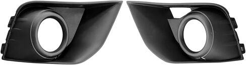 Outlander Front Bumper Cover Grille Kit Compatible with 2016 2017 2018 2019 Mi-tsubishi Outlander Sport ES/SE/SEL/GT/LE with Fog Lights in Kuwait