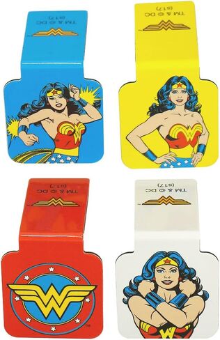 Ata-Boy Wonder Woman Bookmark - Wonder Woman Bookmark SetMagnetic Bookmarks (4 Set) Gifts & Merchandise… in Saudi Arabia