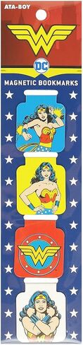 Ata-Boy Wonder Woman Bookmark - Wonder Woman Bookmark SetMagnetic Bookmarks (4 Set) Gifts & Merchandise… in Saudi Arabia