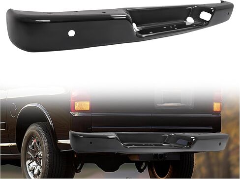 مجموعة المصد الخلفي HECASA متوافقة مع 1996-2014 تشيفي شيفروليه إكسبريس/جي إم سي سافانا 1500 و1996-2024 إكسبريس/سافانا 2500 3500 GM1103143، 84361129، 25962250 فولاذ + بلاستيك مطلي باللون الأسود in Kuwait