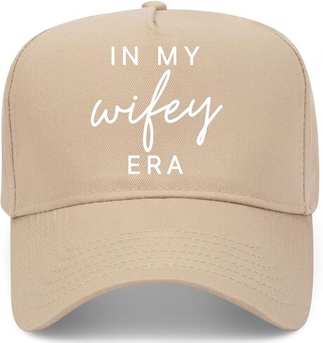 in My Wifey Era Cursive Vintage Trucker Hat | Wedding Marriage Fiancée | Premium Snapback Baseball Hat for Women & Wives in Saudi Arabia