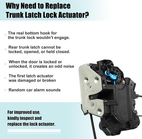 ACROPIX Rear Right Power Door Lock Latch Actuator Motor Fit for Hyundai Elantra 2011-2016 No.814203X010 - Pack of 1 in Saudi Arabia