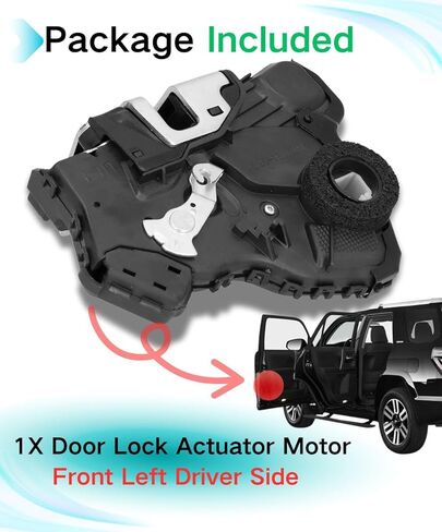 69040-0C050 Door Lock Actuator Motor Front Left Driver Side - Compatible with Toyota Tundra RAV4 Camry 4Runner Sequoia Corolla Matrix Seinna Highlander, Replace# 69040-06180, 931-401 in Saudi Arabia