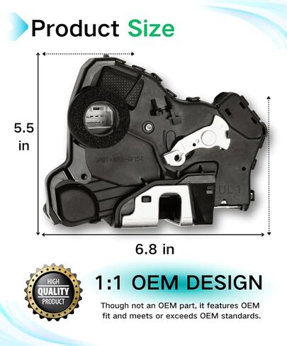 69040-0C050 Door Lock Actuator Motor Front Left Driver Side - Compatible with Toyota Tundra RAV4 Camry 4Runner Sequoia Corolla Matrix Seinna Highlander, Replace# 69040-06180, 931-401 in Saudi Arabia