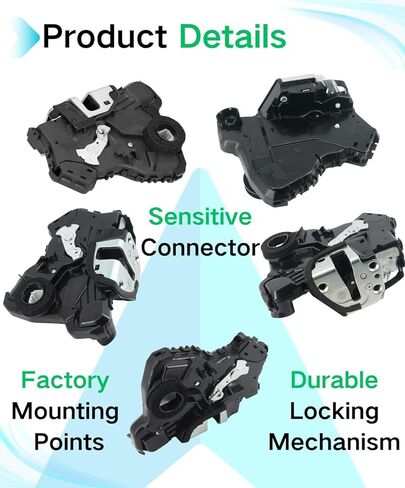 69040-0C050 Door Lock Actuator Motor Front Left Driver Side - Compatible with Toyota Tundra RAV4 Camry 4Runner Sequoia Corolla Matrix Seinna Highlander, Replace# 69040-06180, 931-401 in Saudi Arabia
