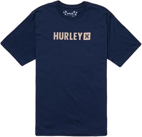 Hurley Everyday The Box T-Shirt - Midnight Aqua in Saudi Arabia