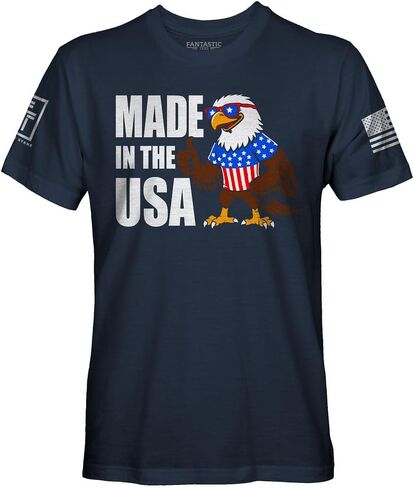 Made in The USA Men's Patriotic T-Shirt in Kuwait