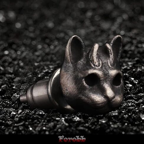 Skull Stud Earring 925 Sterling Silver Handcrafted Gothic Rock Punk Diablo Biker Retro [Cute Cat 60112] in Saudi Arabia