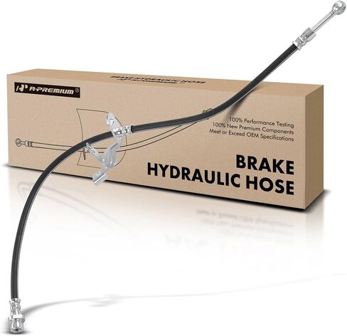 A-Premium Front Driver Brake Hydraulic Hose Compatible with Select Kia Models - Sedona 2015 2016 2017 2018 - Replace# 58731A9000 in Saudi Arabia