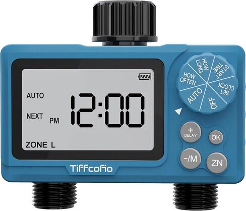 Sprinkler Timer Outdoor, Digital Pogrammable Water Timer for Garden Hose, Irrigrtion Timer with Rain Delay and Manual Mode in Saudi Arabia