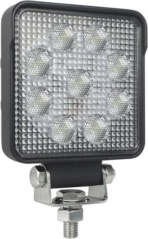 HELLA 357103002 ValueFit 4 Square 1.0 LED Close Range Worklight,Black in Saudi Arabia