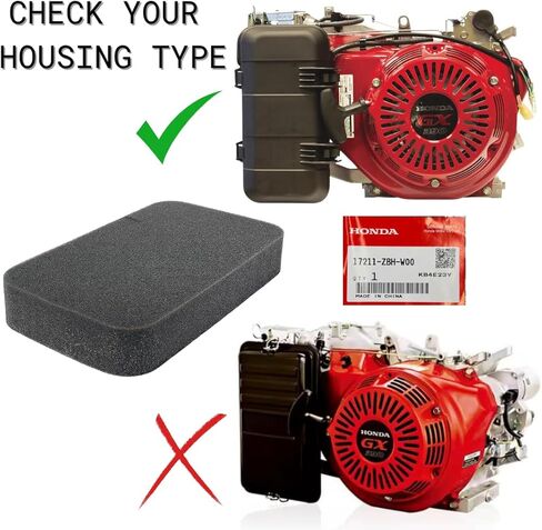Genuine 17211-ZBH-W00 Air Filter Element with Genuine 98079-55846 Spark Plug BPR5ES for Honda EB4000x EB5000 EB6500 EM4000sx EM4000sx EM5000sx EM6500sx Generators in Saudi Arabia