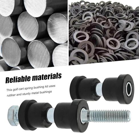 70289-G02 Golf Cart Spring Bushing Kit, Replacement for Club Car DS 1981-Up Replacement for EZGO TXT Medalist 1994-Up, Replaces 70291-G01 14158-G1 1012303 1015583 in Saudi Arabia