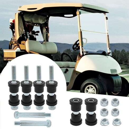 70289-G02 Golf Cart Spring Bushing Kit, Replacement for Club Car DS 1981-Up Replacement for EZGO TXT Medalist 1994-Up, Replaces 70291-G01 14158-G1 1012303 1015583 in Saudi Arabia