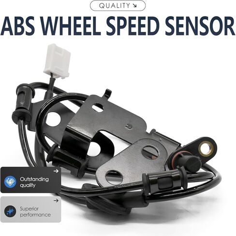 2PCS Rear Left and Right Abs Wheel Speed Sensor Compatible with Kia Optima 599102T700 599302T700 ALS2777 ALS2776 w/Electronic Brake Control; 13 14 15 2013 2014 2015 in Saudi Arabia