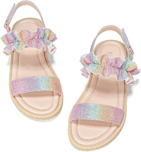 صنادل للفتيات الصغيرات فستان الأميرة أحذية صيفية لحفلات الزفاف والأطفال الصغار in Kuwait