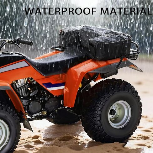 حقيبة شحن خلفية ATV للحامل لـ CF Moto CFORCE 800 XC 2019-2024، حزمة تخزين ذيل ناعمة مع مقصورات جانبية، حقيبة أدوات مناسبة عالمية لركوب ATV رباعية على الطرق الوعرة in Saudi Arabia