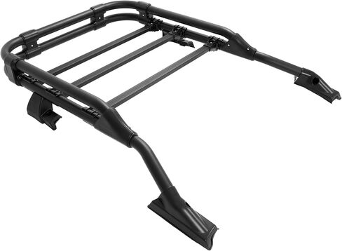 سلة حامل السقف HECASA متوافقة مع 2019-2024 Toyota RAV4 Extra Cross Bar Rail Rooftop Cargo Luggage Carrier in Saudi Arabia