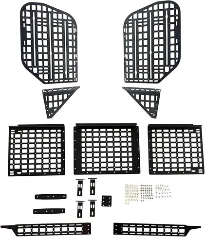 رف شحن داخلي من لوحة مولي من الألومنيوم متوافق مع 2010-2024 Toyota 4Runner الجيل الخامس، ملحقات صندوق نظام لوحة التخزين المعيارية in Kuwait