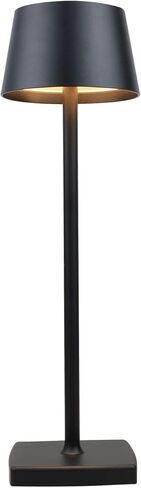 Desk lamp, Rechargeable Table lamp, Cordless, LED, Dimmable, Aluminum, Suitable for Indoor and Outdoor Lighting (Gold) in Saudi Arabia