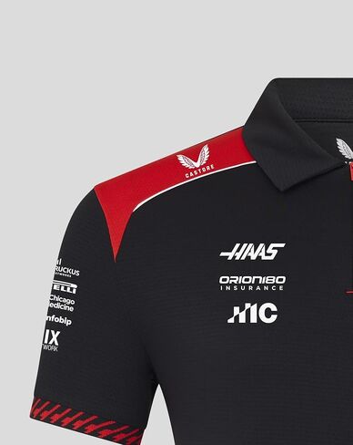 Castore Haas Racing F1 2026 Men's Team Polo Shirt in Kuwait