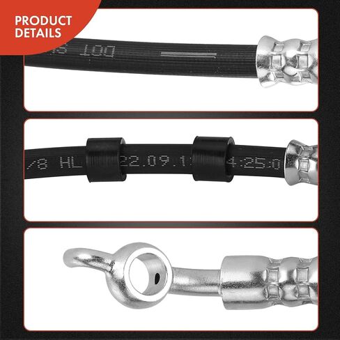 A-Premium Rear Driver Brake Hydraulic Hose Compatible with Select Nissan Models - Quest 2004 2005 2006 2007 2008 2009 - Replace# 46211CK010 in Saudi Arabia