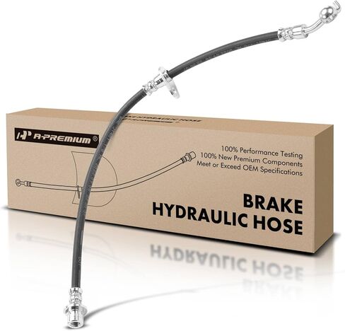 A-Premium Rear Driver Brake Hydraulic Hose Compatible with Select Honda Models - Accord 2013 2014 2015 2016 2017 - Replace# 01468T2AA01(Pack of 2) in Saudi Arabia