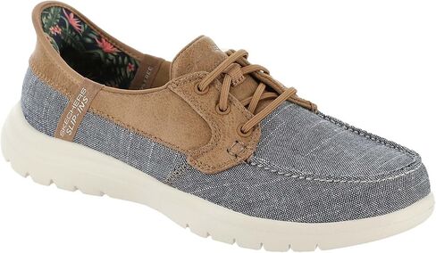 Skechers Women's Hands Free Slip-ins On-The-go Flex-Coastal Sky Boat Shoe in Saudi Arabia