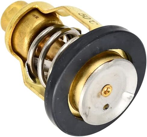 60V-12411-00 Outboard Thermostat Compatible with Yamaha 3.1L HPDI 200-300 HP, Mercury F 115 HP 4 Stroke 2001+, 115 F115 HPDI 200 225 250 300 HP Outboard, Replaces 68V-12411-00 in Kuwait