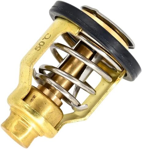 60V-12411-00 Outboard Thermostat Compatible with Yamaha 3.1L HPDI 200-300 HP, Mercury F 115 HP 4 Stroke 2001+, 115 F115 HPDI 200 225 250 300 HP Outboard, Replaces 68V-12411-00 in Kuwait