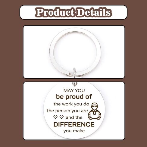Delivery Driver Keychain Cool Driver Birthday Retirement Appreciation Christmas Retirement Gifts Keyring Inspirational Gift Cute Car Stuff Stocking Stuffers White Elephant Gift in Saudi Arabia