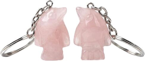 LOEZ Couple Penguin Keychain Set, Crystal Matching Keychains for Him and Her, Romantic Anniversary Valentine Gift in Saudi Arabia
