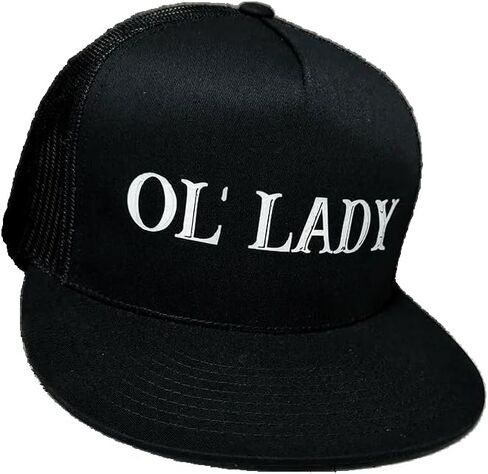 The Drive Clothing "OL' Lady Hat for Men & Women | Funny Offensive Fitted Baseball Cap | Structured Streetwear Hat | Bold Statement Urban Casual Headwear | Black in Kuwait