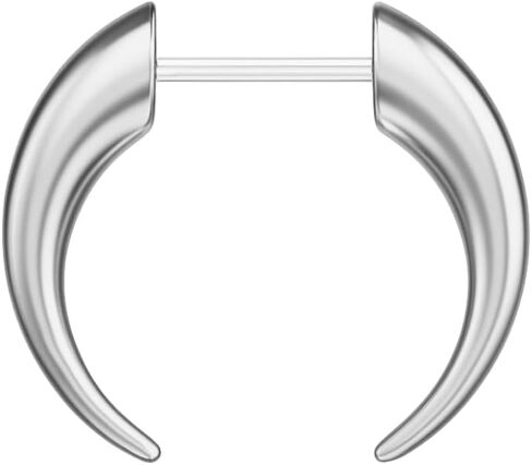 Pierced Owl 16GA Stainless Steel Faux Stretched 8GA Septum Pincher Ring in Kuwait