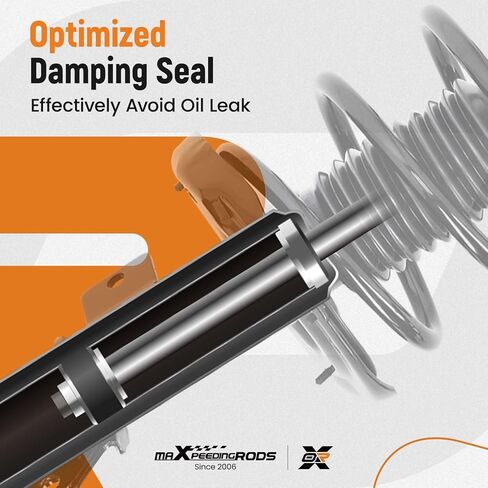 دعامة أمامية من maxpeedingrods لسيارة Chevy Camaro 2013-2015 LT LS 3.6L V6, 172913 172912 دعامة امتصاص الصدمات الكاملة مع مجموعة زنبركية ملفوفة 2 قطعة in Saudi Arabia