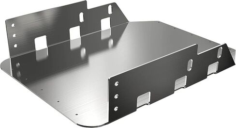 HECASA Under Seat Mounting Bracket Plate Holder Carrier Compatible with Wrangler Jk Unlimited 2007-2018 & JK 2007-2010 Aluminum Bracket Plate Holder Carrier in Saudi Arabia