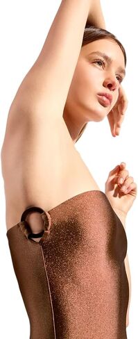 ADRIANA DEGREAS Geometric Strapless Swimsuit in Kuwait