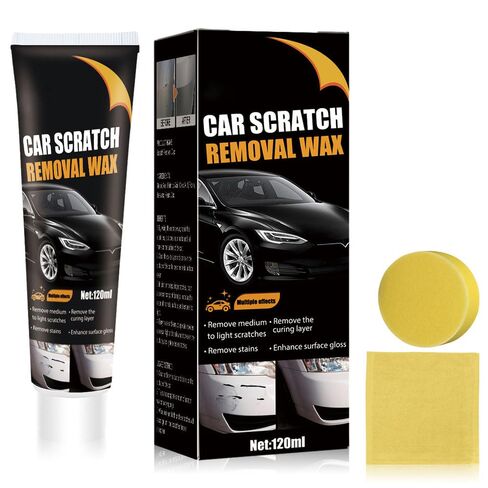 2026 Upgraded Scratch Remover for Vehicles, Car Scratch Repair Paste, Car Scratch Remover for Deep Scratches, Cars Polishing Wax Scratchs Remover Car Paint Scratch Repair Kit with Wipe and Sponge (1) in Saudi Arabia